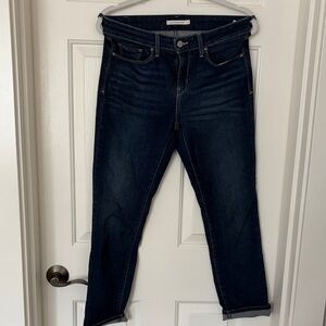 Signature by Levi Strauss Dark Indigo Ankle Jeans